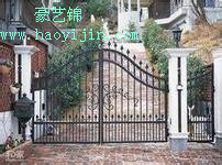 歐式小區鐵藝大門效果圖