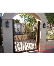 Wrought iron gates