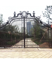 Wrought iron gates
