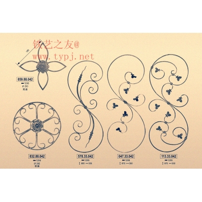 Iron art flower pots